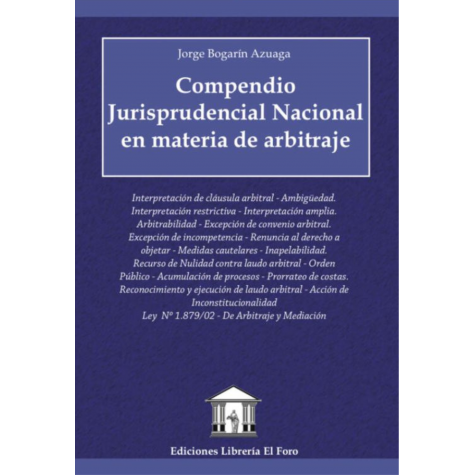 Compendio Jurisprudencial Nacional en materia de arbitraje