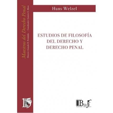 Estudios de Filosofía del Derecho y Derecho Penal