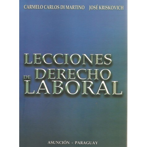 Lecciones de Derecho Laboral