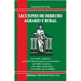 Lecciones de Derecho Agrario y Rural