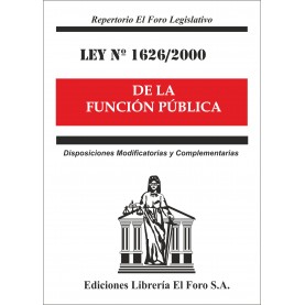 Ley Nº 1626/2000 de la Función Pública