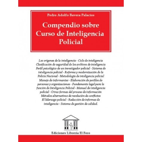 Compendio sobre curso de inteligencia policial