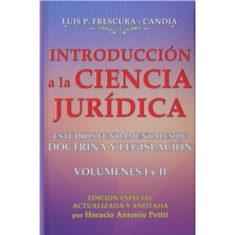 Introducción a la Ciencia Jurídica