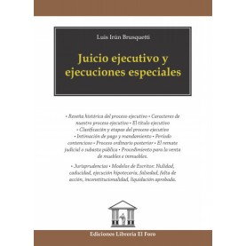 Juicio ejecutivo y ejecuciones especiales