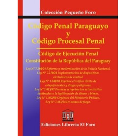 Código Penal Paraguayo y Código Procesal Penal (pequeño)